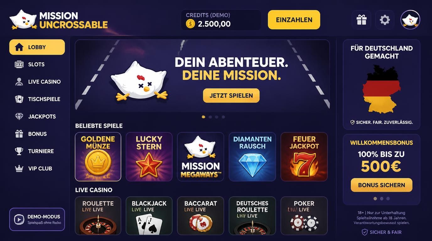 Deutschland-Karte mit Spielinterface im Hintergrund